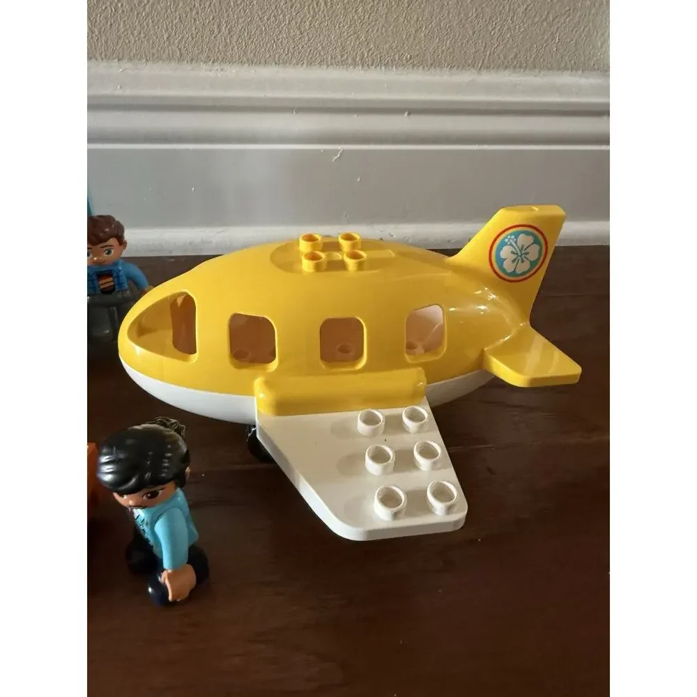 Lego Duplo 10871 Airport Tower & Airplane RETIRED Building Blocks & Bricks Set